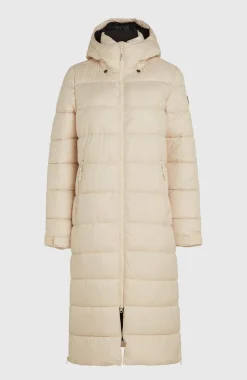 DamesMust-Have lange pufferjas| Beige