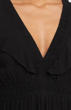 DamesMust-Have midi-jurk| Zwart