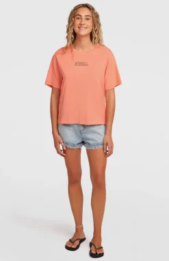 DamesO'Neill Boxy Back-Print T-shirt| Oranje