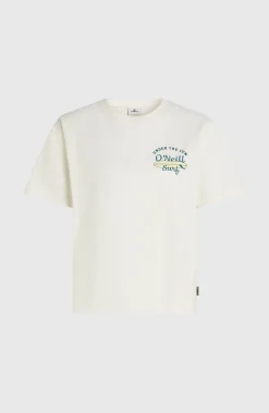 DamesO'Neill Boxy Back-Print T-shirt| Wit