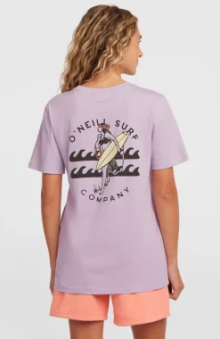 DamesO'Neill Graphic T-shirt| Paars