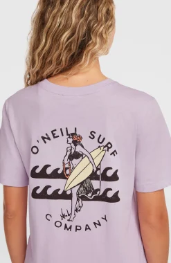 DamesO'Neill Graphic T-shirt| Paars