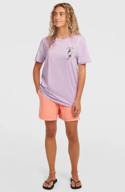 DamesO'Neill Graphic T-shirt| Paars