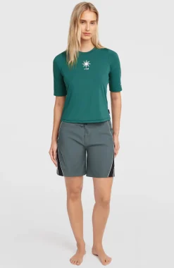 DamesO'Neill Hybrid Polygiene UPF 50+ T-shirt| Groen