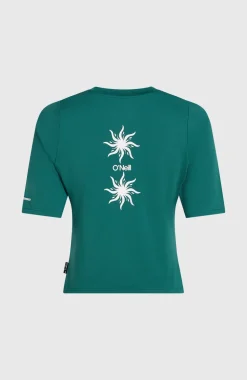 DamesO'Neill Hybrid Polygiene UPF 50+ T-shirt| Groen
