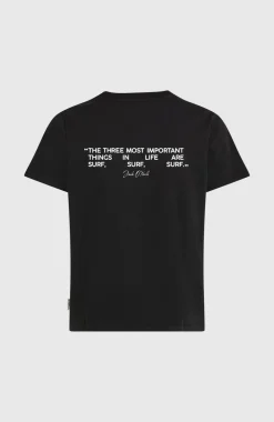 DamesO'Neill Polygiene Cotton Graphic T-shirt| Zwart