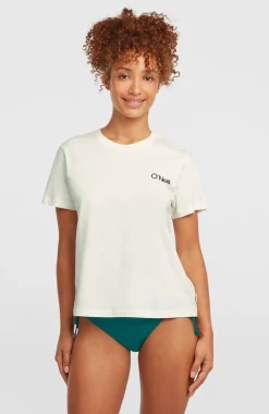 DamesO'Neill Polygiene Cotton Graphic T-shirt| Wit