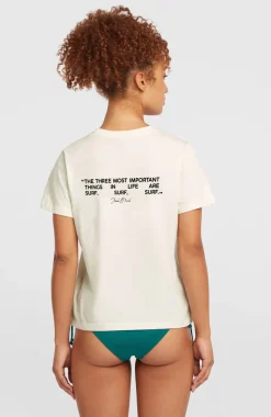 DamesO'Neill Polygiene Cotton Graphic T-shirt| Wit