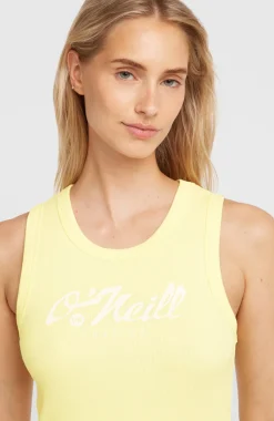 DamesO'Neill Rib tanktop| Geel