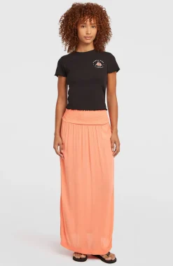 DamesO'Neill Rib T-shirt| Zwart