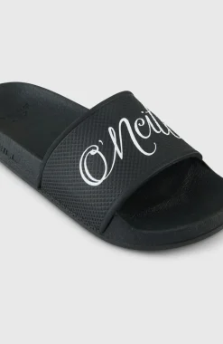DamesO'Neill Script slippers| Zwart