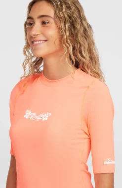 DamesO'Neill UV-shirt met korte mouwen| Oranje
