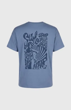 DamesO'Riginals Back-Print T-shirt| Blauw