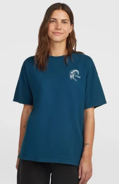 DamesO'Riginals Back-Print T-shirt| Blauw