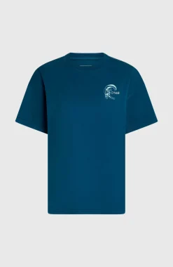 DamesO'Riginals Back-Print T-shirt| Blauw