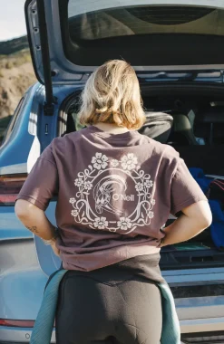 DamesO'Riginals Back-Print T-shirt| Paars