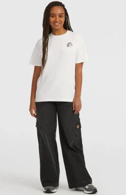 DamesO'Riginals Back-Print T-shirt| Wit