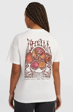 DamesO'Riginals Back-Print T-shirt| Wit