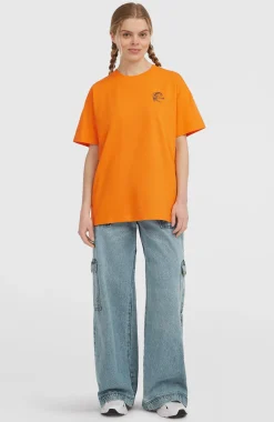 DamesO'Riginals Back-Print T-shirt| Oranje