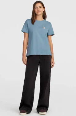 DamesO'Riginals Badge T-shirt| Blauw