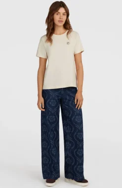 DamesO'Riginals Badge T-shirt| Wit