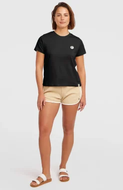 DamesO'Riginals Badge T-shirt| Zwart