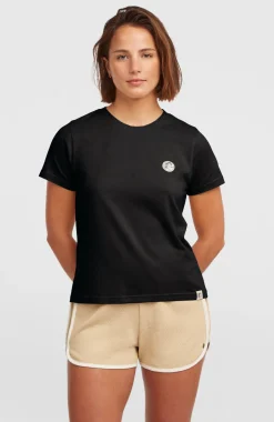 DamesO'Riginals Badge T-shirt| Zwart