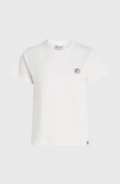 DamesO'Riginals Badge T-shirt| Wit