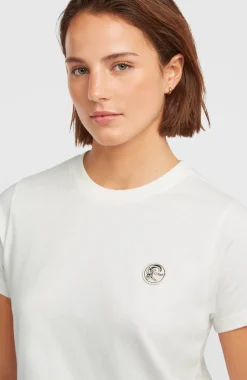 DamesO'Riginals Badge T-shirt| Wit