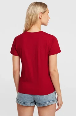 DamesO'Riginals Badge T-shirt| Rood