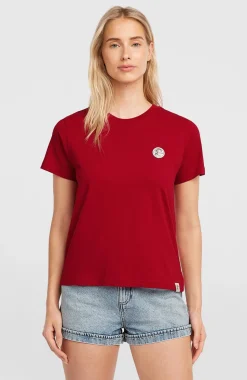 DamesO'Riginals Badge T-shirt| Rood