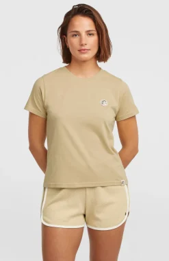 DamesO'Riginals Badge T-shirt| Beige
