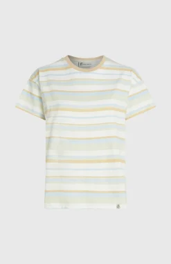 DamesO'Riginals Boxy Stripe T-shirt| Blauw