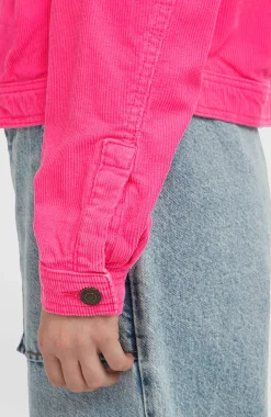 DamesO'Riginals Cord jas| Roze
