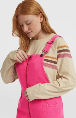 DamesO'Riginals Cord tuinbroek| Roze