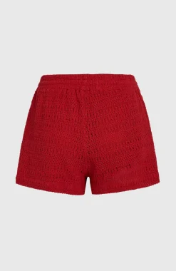DamesO'Riginals Crochet short| Rood