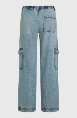 DamesO'Riginals Denim cargobroek| Blauw