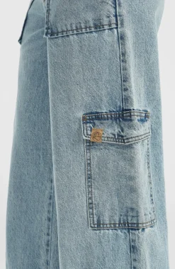 DamesO'Riginals Denim cargobroek| Blauw