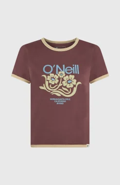 DamesO'Riginals Front-Print T-shirt| Paars