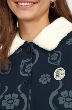 DamesO'Riginals jas met fleecevoering| Blauw