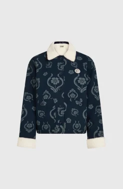 DamesO'Riginals jas met fleecevoering| Blauw
