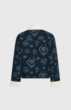 DamesO'Riginals jas met fleecevoering| Blauw