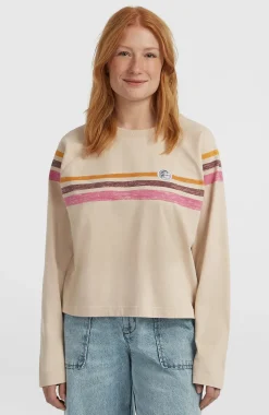DamesO'Riginals shirt met lange mouwen| Beige