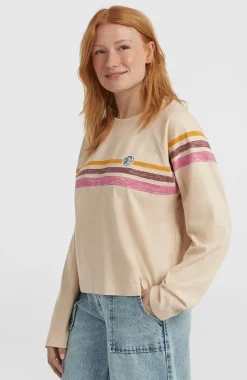DamesO'Riginals shirt met lange mouwen| Beige