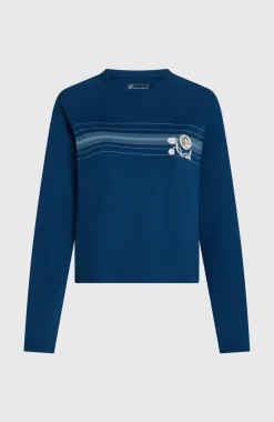 DamesO'Riginals shirt met lange mouwen| Blauw