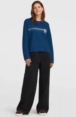 DamesO'Riginals shirt met lange mouwen| Blauw