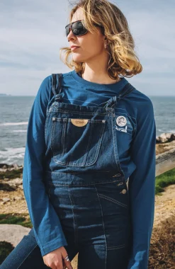 DamesO'Riginals shirt met lange mouwen| Blauw