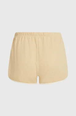 DamesO'Riginals short van gewafelde stof| Beige