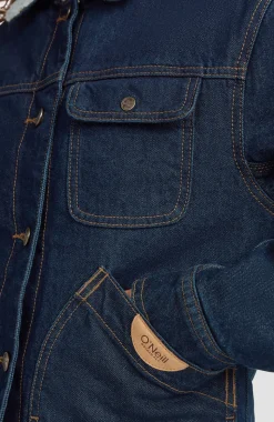 DamesO'Riginals spijkerjas| Blauw