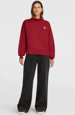 DamesO'Riginals sweater met hoge hals| Rood